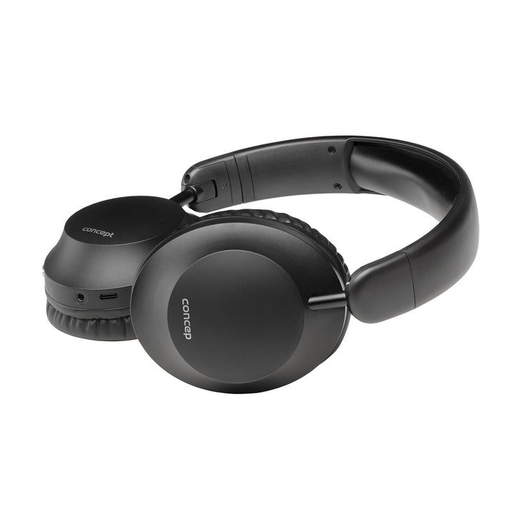 Concept SoundJoy kabellose In-Ear-Kopfhörer, bis zu 45 Stunden Wiedergabezeit, Bluetooth 6.0, Schnellladefunktion, aktive Geräuschunterdrückung bis zu 18 dB, schwarz, HS4080