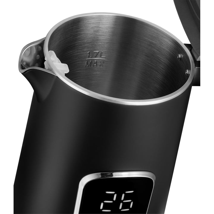Concept Wasserkocher, 1,7 l, Temperaturregelung, LED-Display, Cool-Touch-Oberfläche, Wasserstandsanzeige, RK3385