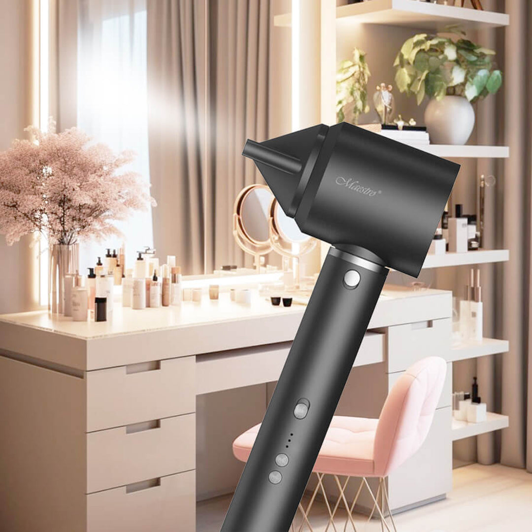 Maestro Multistyler/Haarpflegeset, Haartrockner, Fön-Bürste, automatischer Lockenstab, 1200W Leistung, 2 Temperaturstufen + Kaltstoß, MR-230