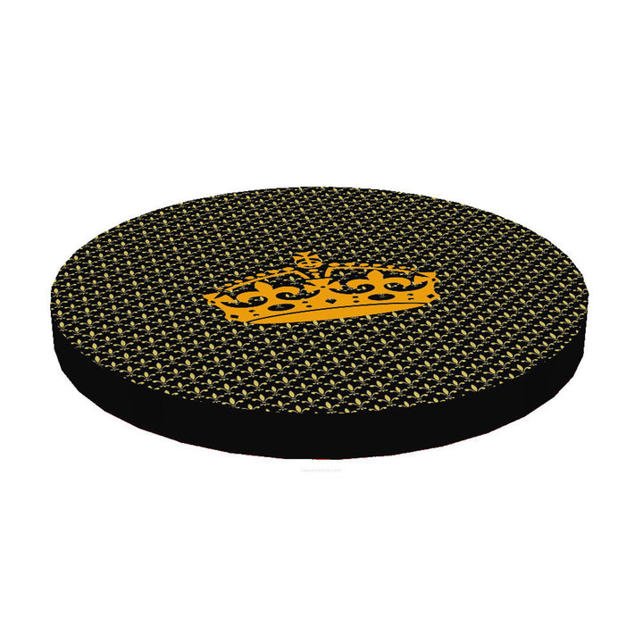 Bertoni Katzenbett / Matratze, aus elastischem Schaumstoff, Durchmesser 55 cm, Crown Design, Ring