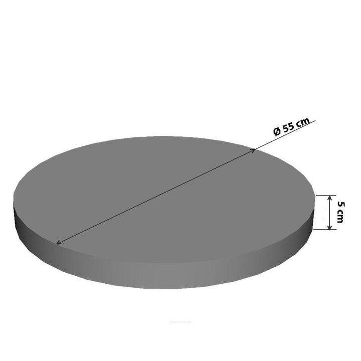 Bertoni Katzenbett / Matratze, aus elastischem Schaumstoff, Durchmesser 55 cm, Design Maus, Ring