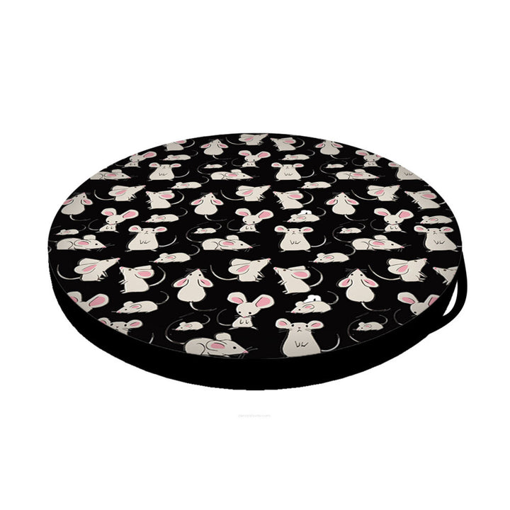 Bertoni Katzenbett / Matratze, aus elastischem Schaumstoff, Durchmesser 55 cm, Design Maus, Ring