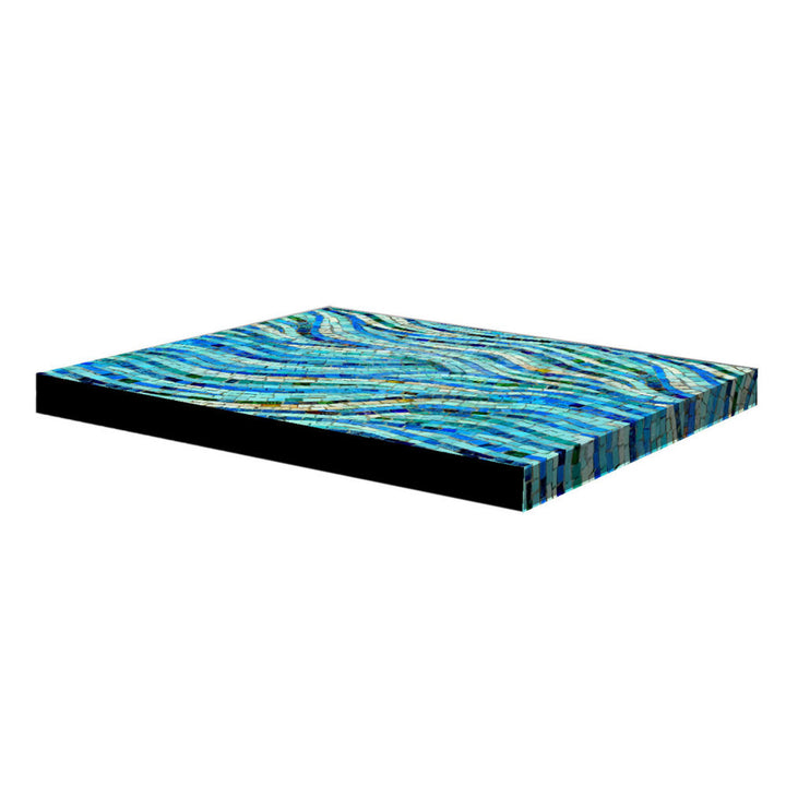 Bertoni XL Hundematratzenbett, Schaumstoff, wasserdichter Bezug, Mosaikmuster, EE147