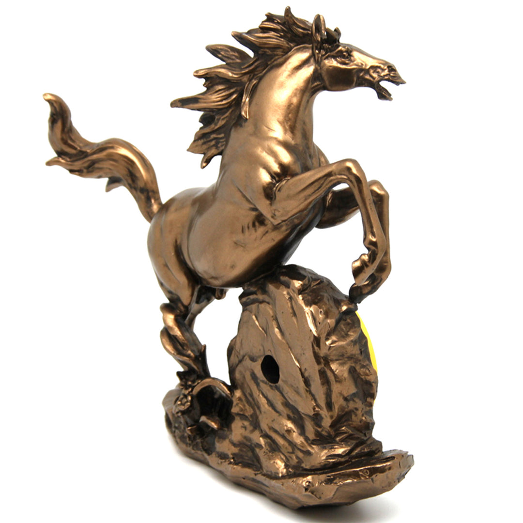 Springendes Pferd Figur, Uhr, Bronze Dekoration, Königin Isabel