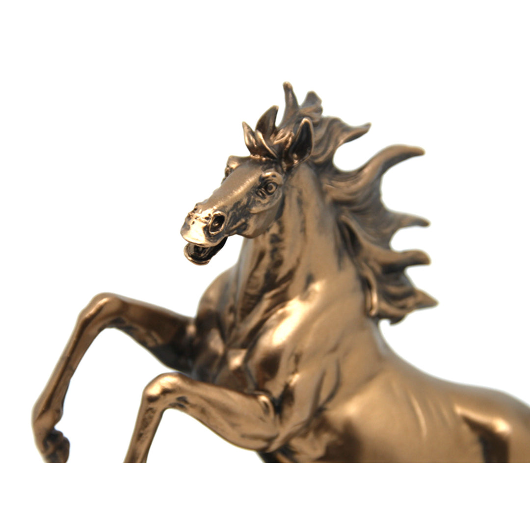 Springendes Pferd Figur, Uhr, Bronze Dekoration, Königin Isabel