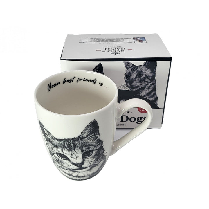 Königin Isabel Porzellantasse, American Shorthair Katze, 350ml, Q1-05195