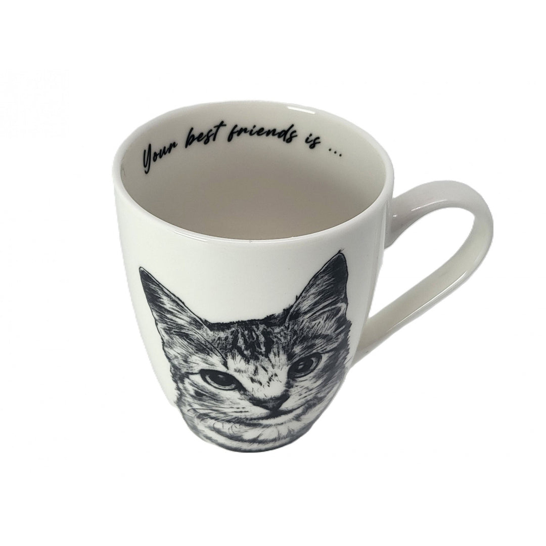 Königin Isabel Porzellantasse, American Shorthair Katze, 350ml, Q1-05195