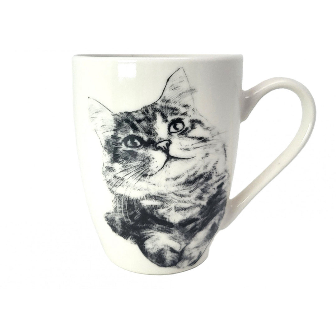 Königin Isabel Porzellanbecher, sibirische Katze, 350ml, Q1-05201