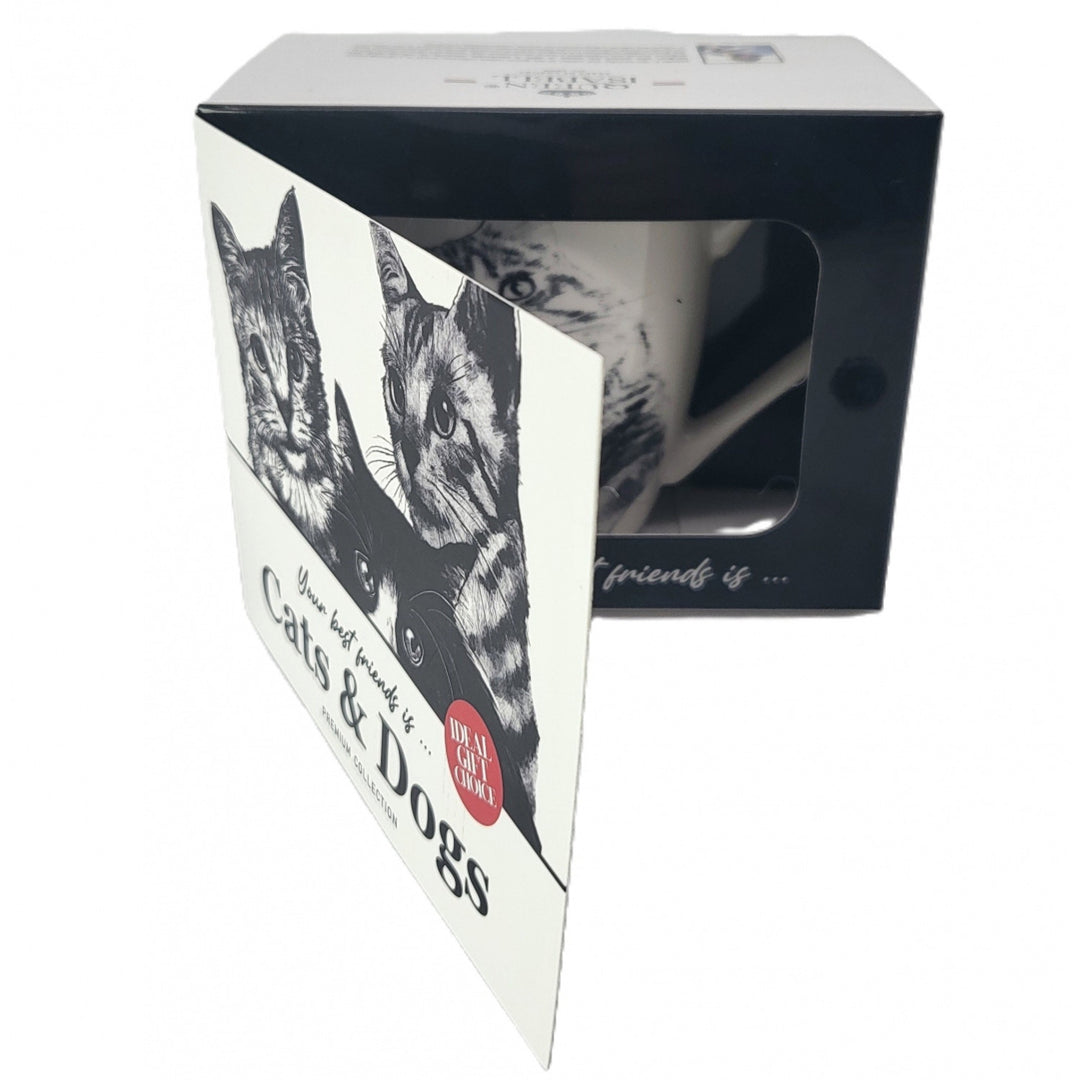 Königin Isabel Porzellanbecher, sibirische Katze, 350ml, Q1-05201