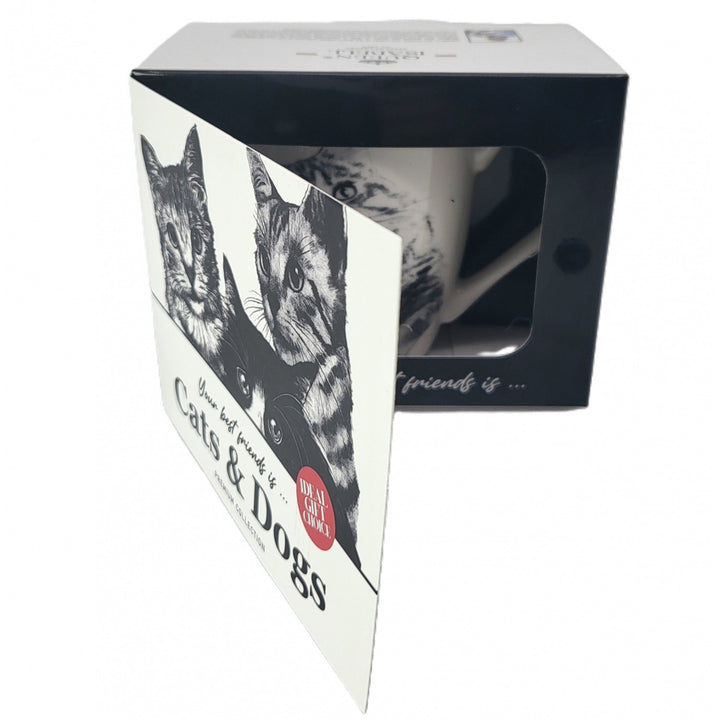 Königin Isabel Porzellanbecher, sibirische Katze, 350ml, Q1-05201