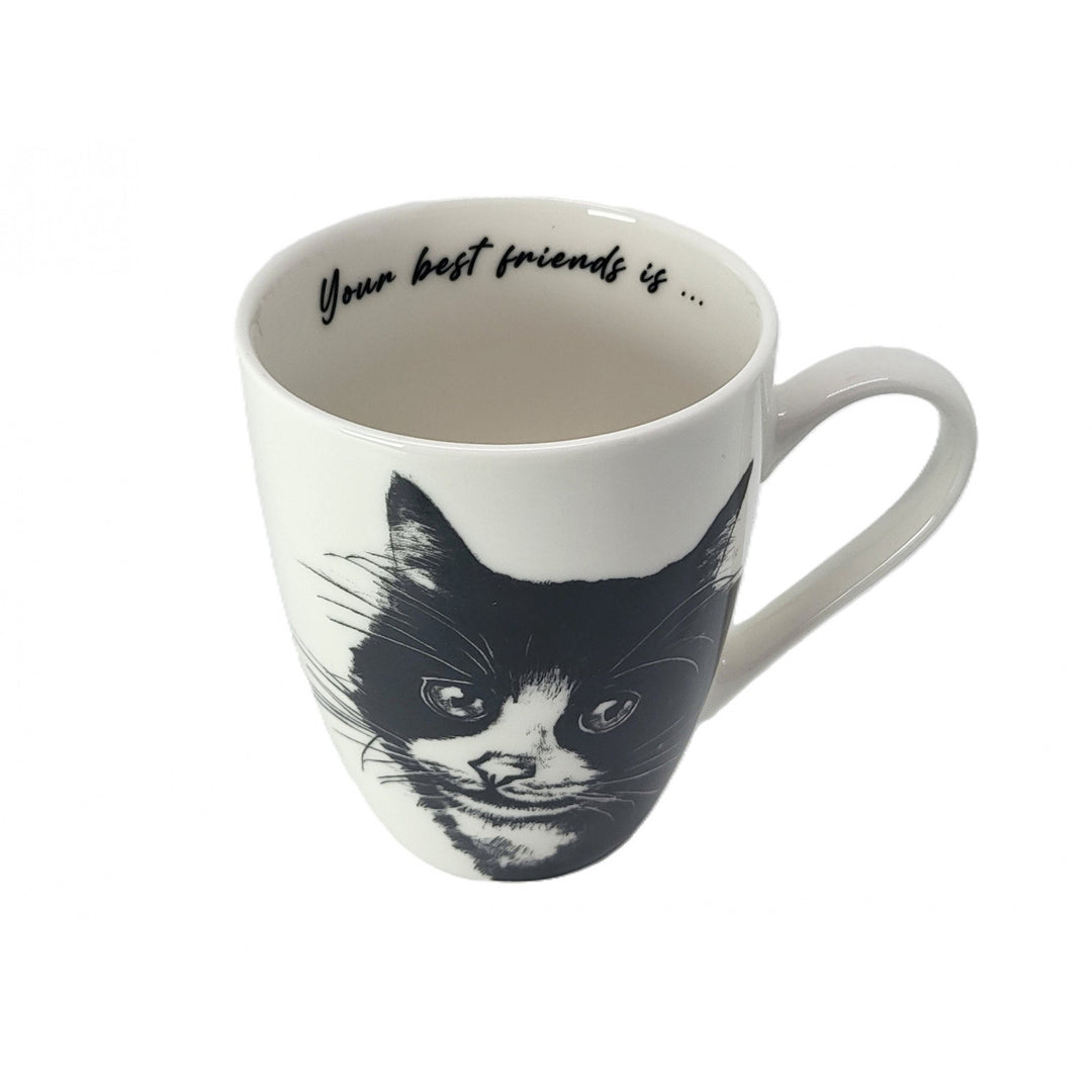 Königin Isabel Porzellanbecher, Europäische Katze, 350ml, Q1-05218