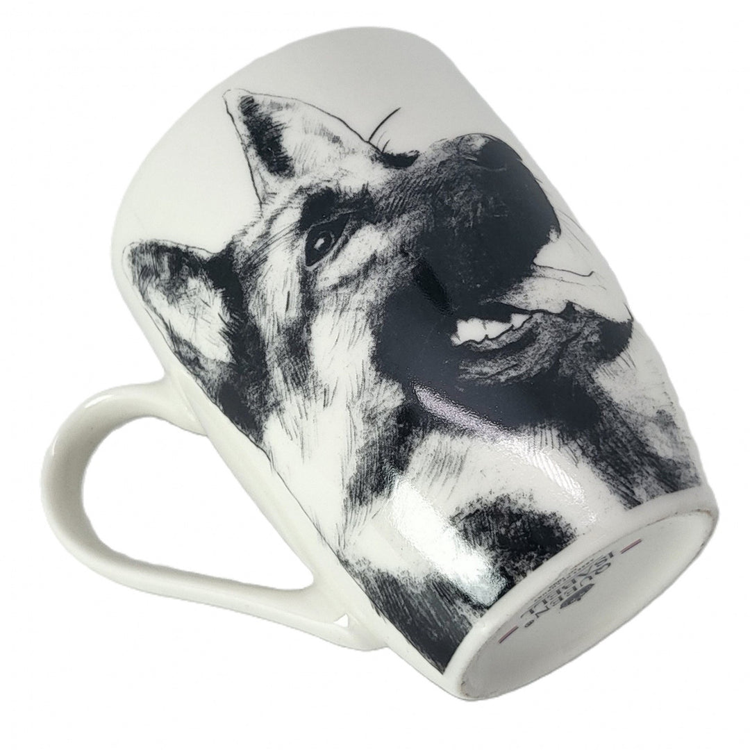 Königin Isabel Porzellanbecher, Deutscher Schäferhund, 350ml, Q1-05232