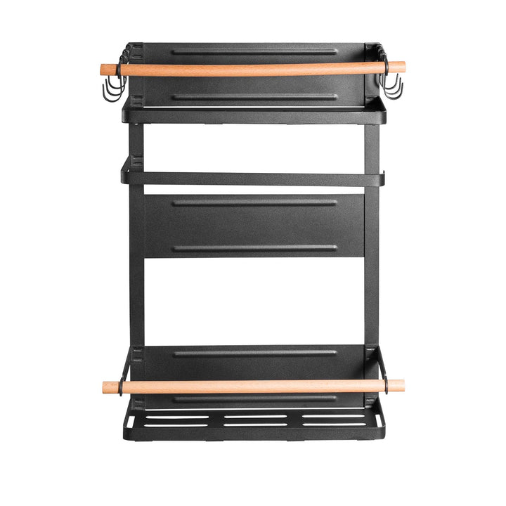 Maclean Magnetablage für Kühlschrank/Waschmaschine, schwarz, 12kg max, MC-910, 2 Stück
