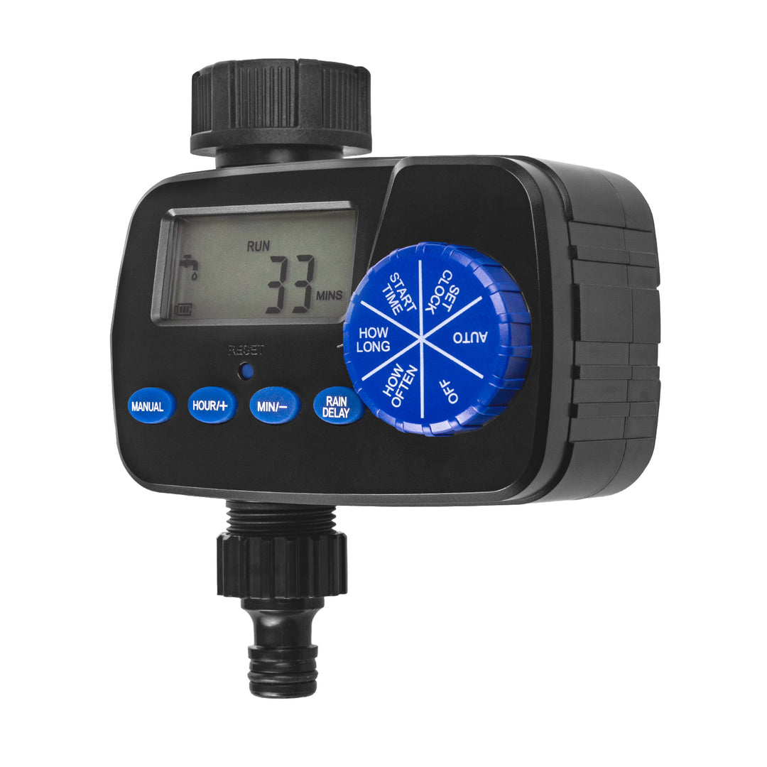 GreenBlue elektronisches Bewässerungssteuergerät, Programmierer, Stromversorgung 2x1,5V AA, GB390 + 2x Varta Industrial Alkaline AA Batterie