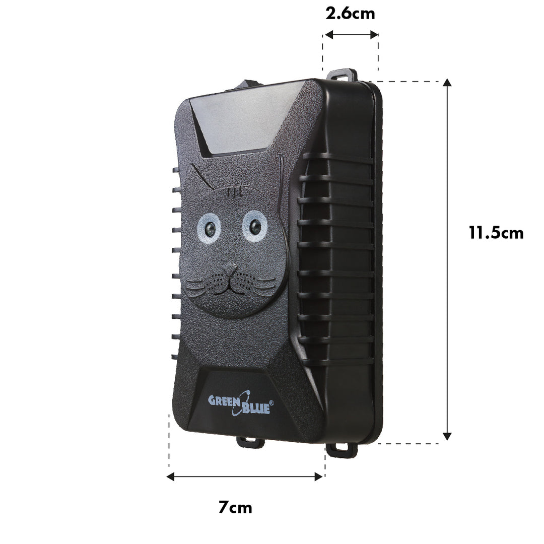 GreenBlue GB725 Nagetier- und Mardervertreiber mit Ultraschall und LED + 4x AA Batterie Varta Industrial
