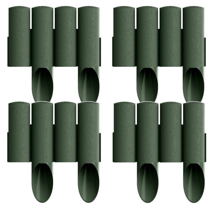 Cellfast Gartenpalisade Standard 4 grün, 4 Packungen