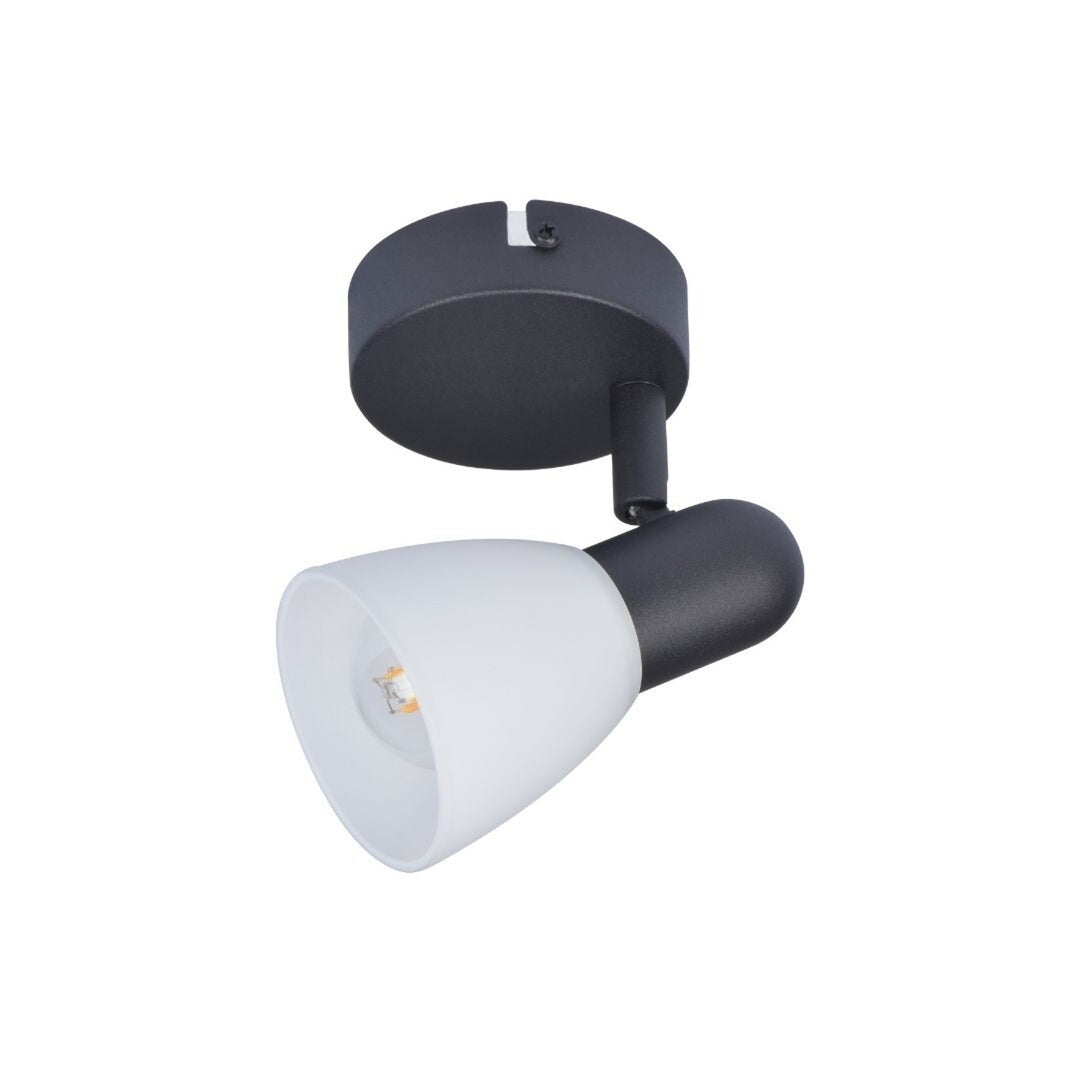 Rabalux Deckenleuchte, Spot, E14 Glühbirnengewinde, IP20, schwarz, Soma