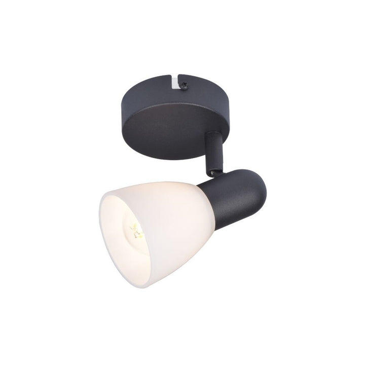 Rabalux Deckenleuchte, Spot, E14 Glühbirnengewinde, IP20, schwarz, Soma