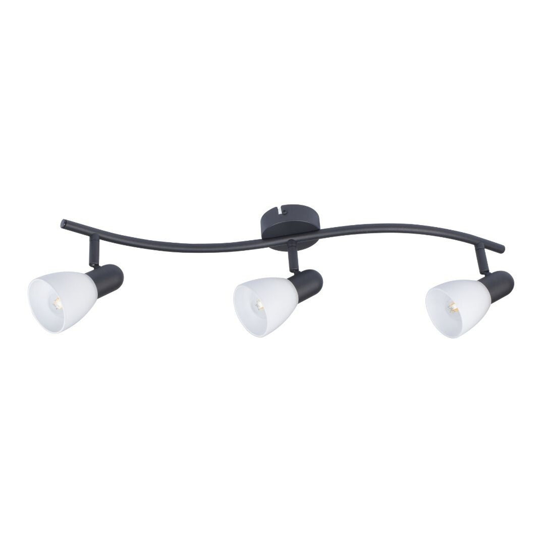 Rabalux Deckenleuchte, Spot, 3x E14 Glühbirnengewinde, IP20, schwarz, Soma