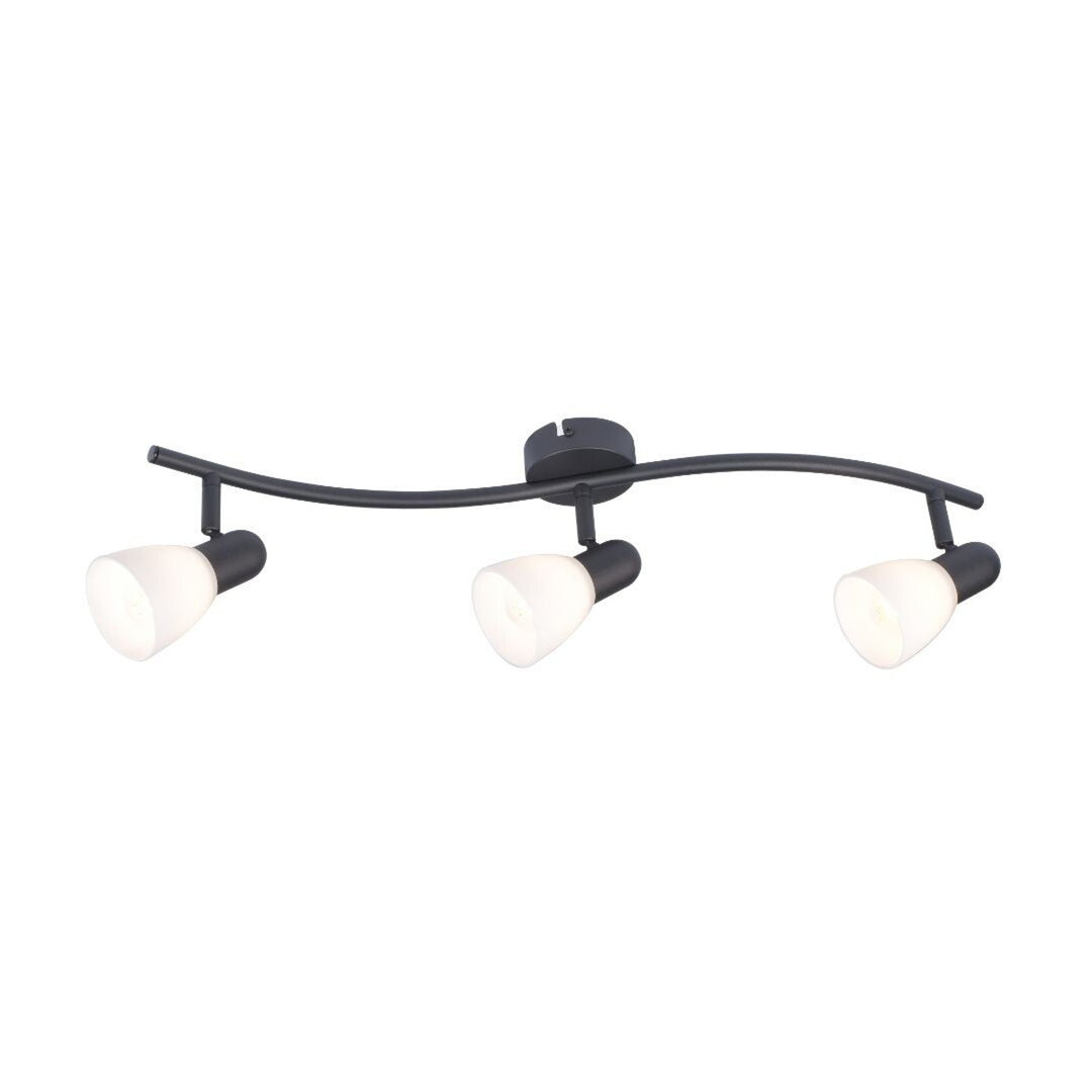 Rabalux Deckenleuchte, Spot, 3x E14 Glühbirnengewinde, IP20, schwarz, Soma