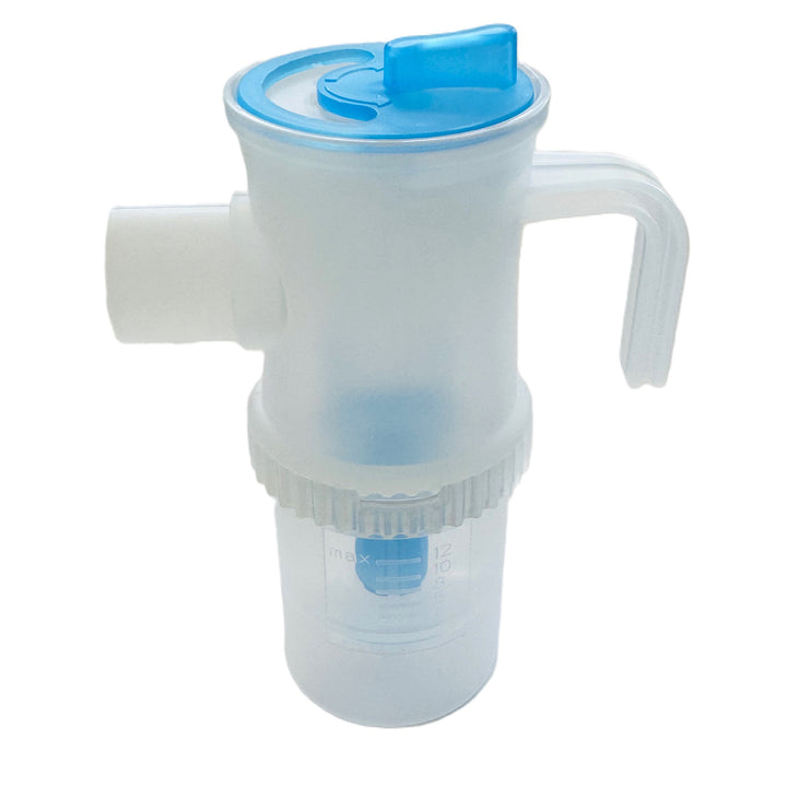 Omnibus-Zubehörset für Inhalation/Verneblung, großer 12-ml-Vernebler, blau, 5 Ersatzfilter, Geschwindigkeitsregler