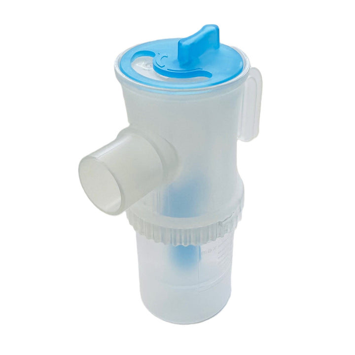Omnibus-Zubehörset für Inhalation/Verneblung, großer 12-ml-Vernebler, blau, 5 Ersatzfilter, Geschwindigkeitsregler