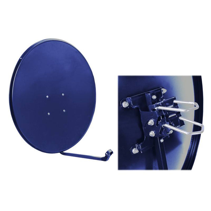 LTC Satellitenschüssel, 90cm, dunkelblau, hochbelastbar, LXSAT951/G