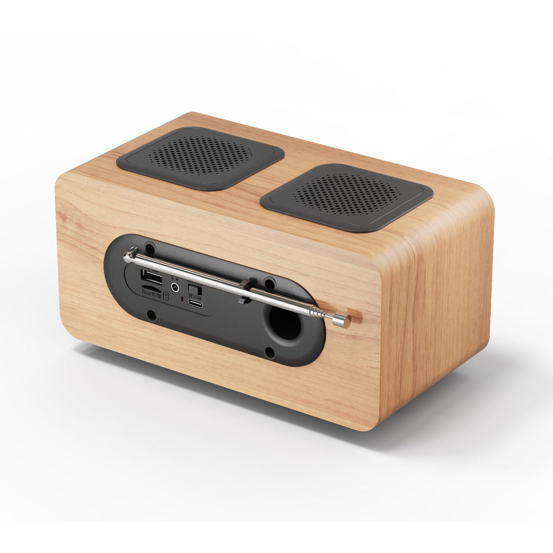 Blaupunkt Portable Radio, DAB+ Digitalradio und UKW-Tuner, Bluetooth, Kopfhörerausgang, USB- und microSD-Player, LCD-Display, Uhr und Weckfunktion, Stromversorgung über USB-C-Akku, DR10CR