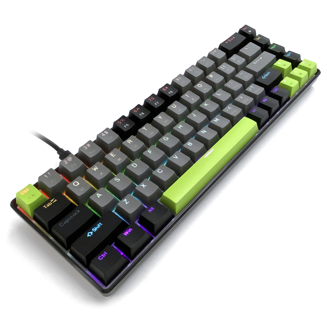 Mechanische Tastatur 60% RED CORE MX60 MT1260, Tastenbeleuchtung, Mediatech