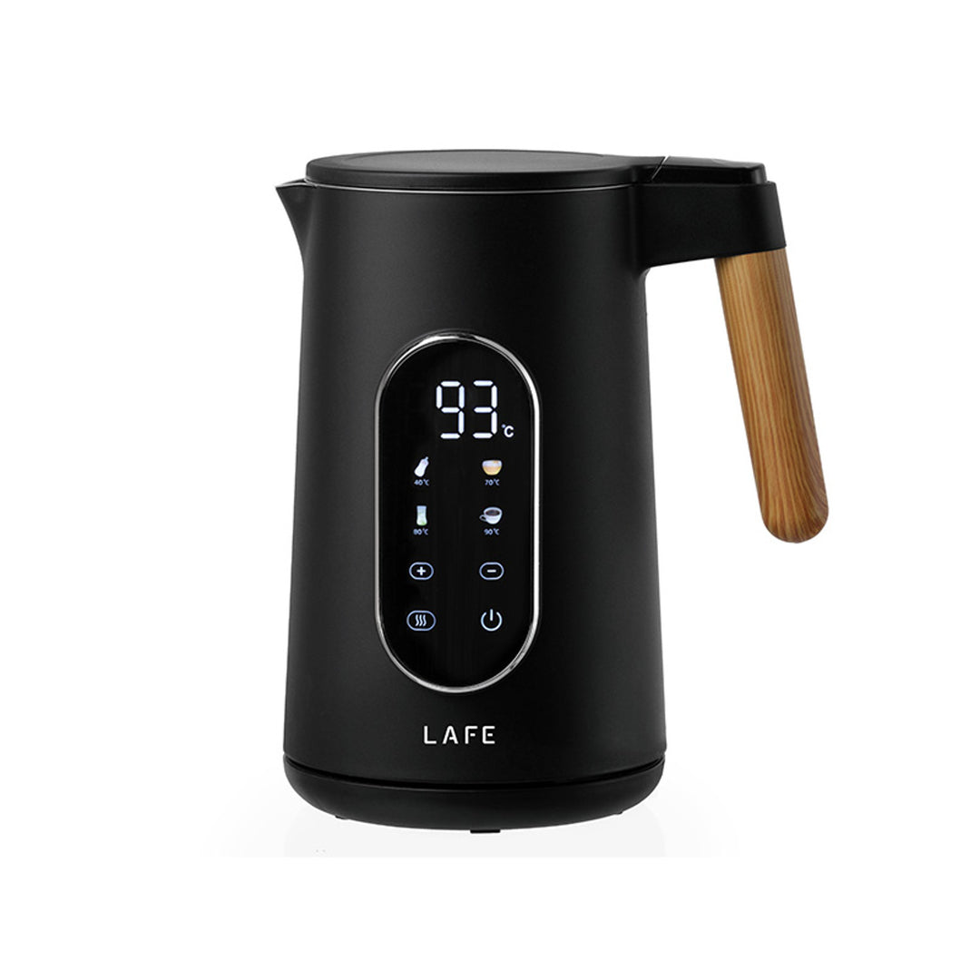 Lafe elektrischer Wasserkocher, Temperaturkontrolle, doppelwandig, Fassungsvermögen 1,7L, max. Leistung 2200W, KettleX Pro