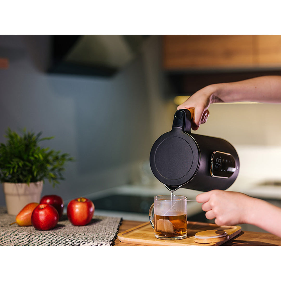 Lafe elektrischer Wasserkocher, Temperaturkontrolle, doppelwandig, Fassungsvermögen 1,7L, max. Leistung 2200W, KettleX Pro