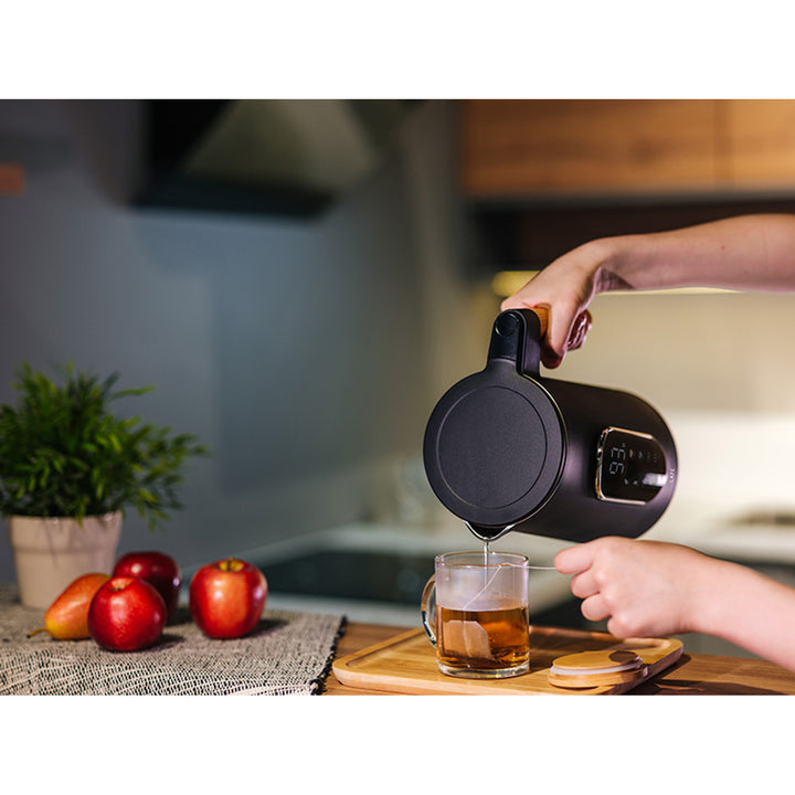 Lafe elektrischer Wasserkocher, Temperaturkontrolle, doppelwandig, Fassungsvermögen 1,7L, max. Leistung 2200W, KettleX Pro