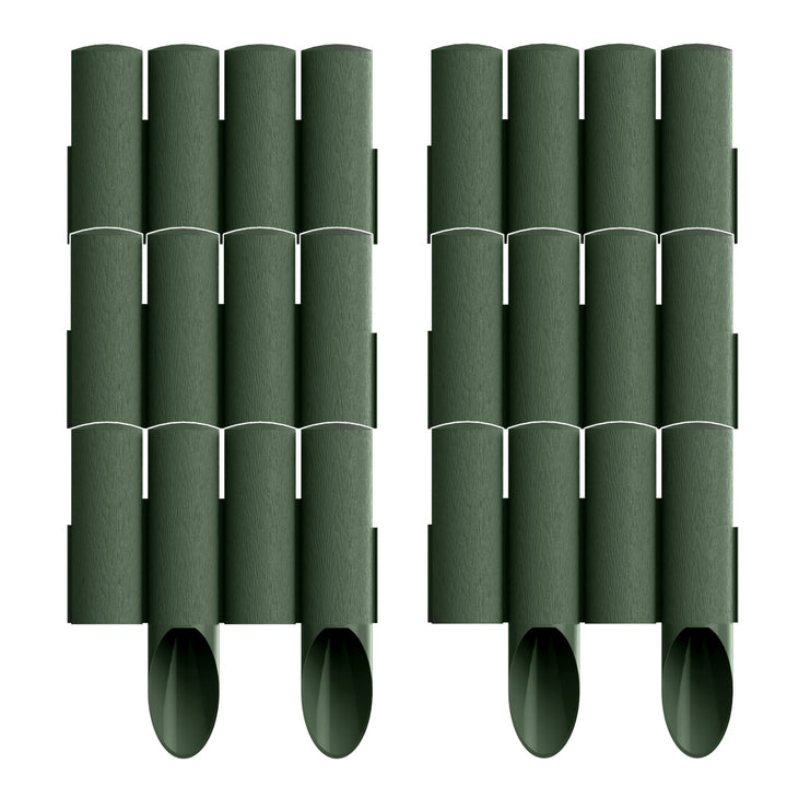 Cellfast Gartenpalisade Standard 4 grün, 6 Packungen