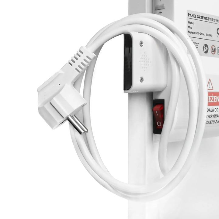 Cronos Infrarotheizung, 500W, weiß, allergikerfreundlich, ultradünne, matte Oberfläche, heizt bis zu 14m2, Synthelith PRO CRP-500TWP Weiß
