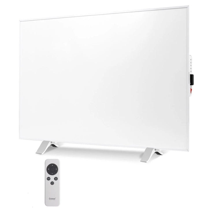 Cronos Infrarotheizung, 500W, weiß, allergikerfreundlich, ultradünne, matte Oberfläche, heizt bis zu 14m2, Synthelith PRO CRP-500TWP Weiß