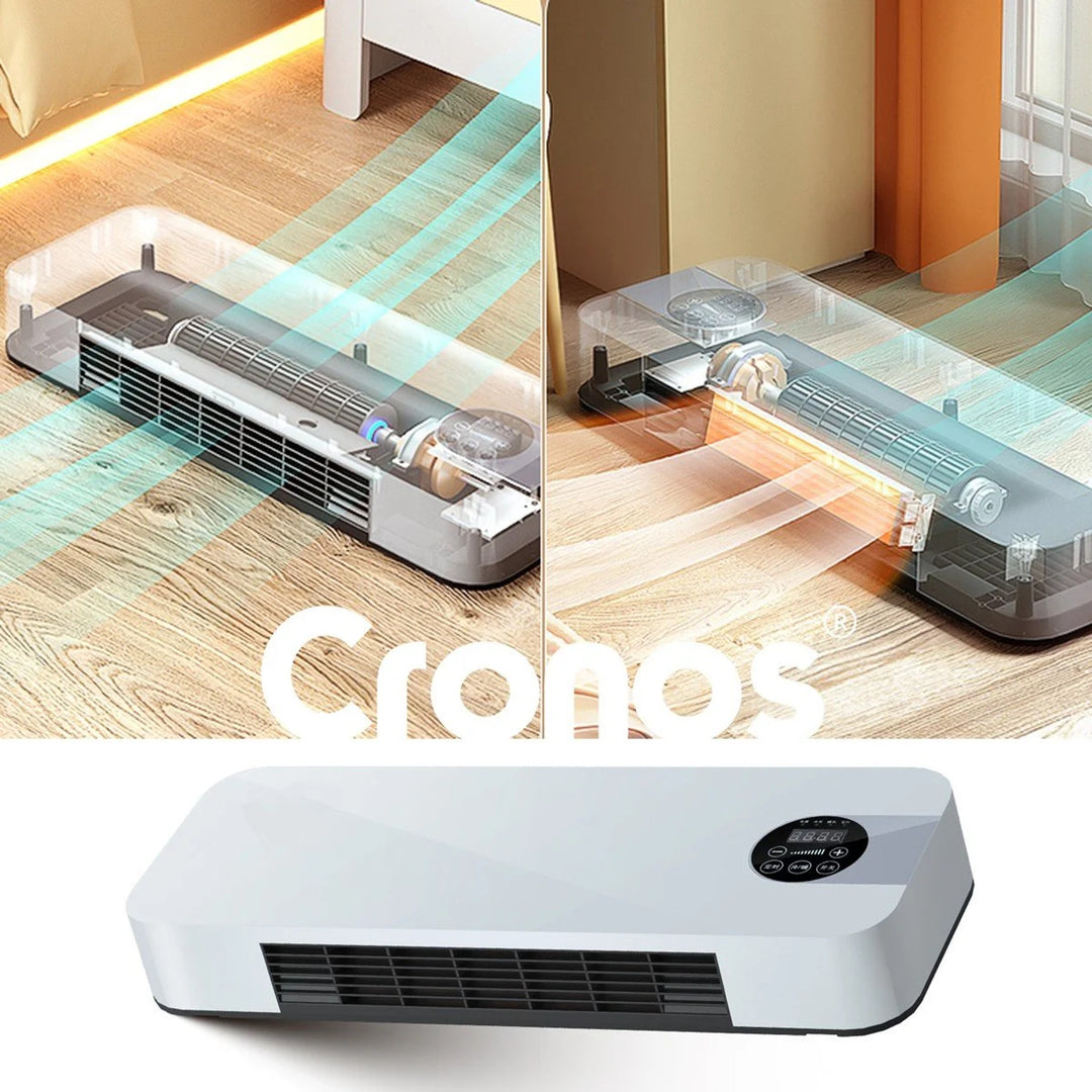 Cronos Gebläse-Luftschleier, 1500W, geringer Stromverbrauch, großer Ausblaswinkel, Fernbedienung, HFH-201