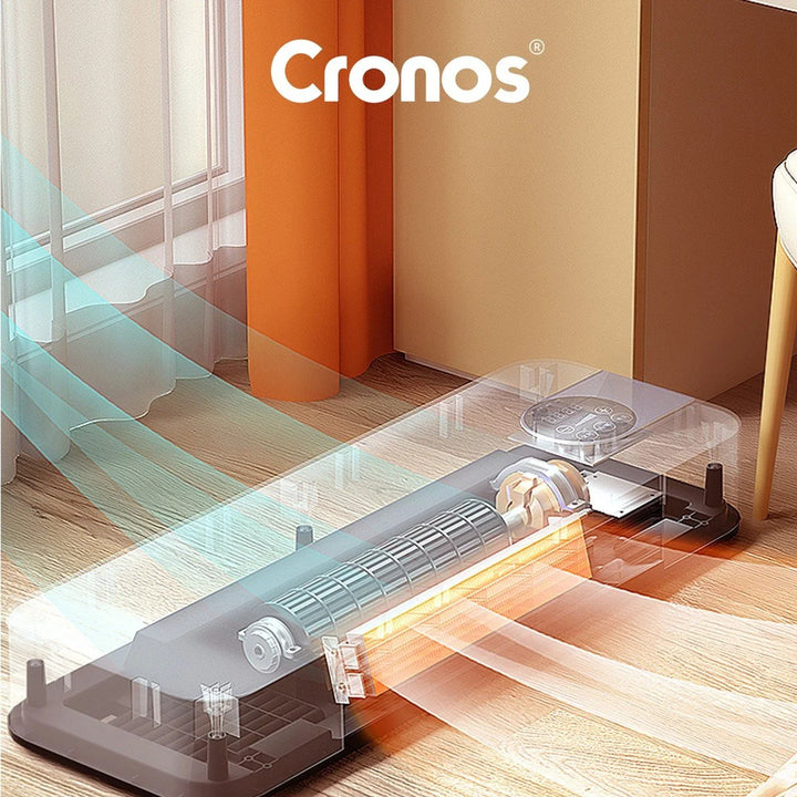 Cronos Gebläse-Luftschleier, 1500W, geringer Stromverbrauch, großer Ausblaswinkel, Fernbedienung, HFH-201