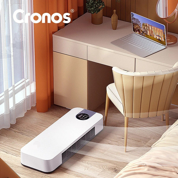 Cronos Gebläse-Luftschleier, 1500W, geringer Stromverbrauch, großer Ausblaswinkel, Fernbedienung, HFH-201