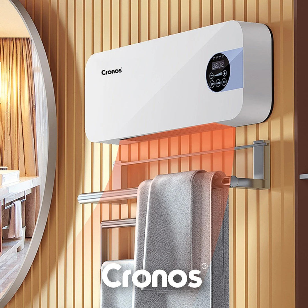 Cronos Gebläse-Luftschleier, 1500W, geringer Stromverbrauch, großer Ausblaswinkel, Fernbedienung, HFH-201