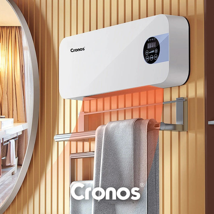 Cronos Gebläse-Luftschleier, 1500W, geringer Stromverbrauch, großer Ausblaswinkel, Fernbedienung, HFH-201
