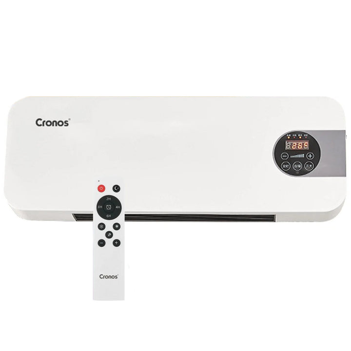 Cronos Gebläse-Luftschleier, 1500W, geringer Stromverbrauch, großer Ausblaswinkel, Fernbedienung, HFH-201