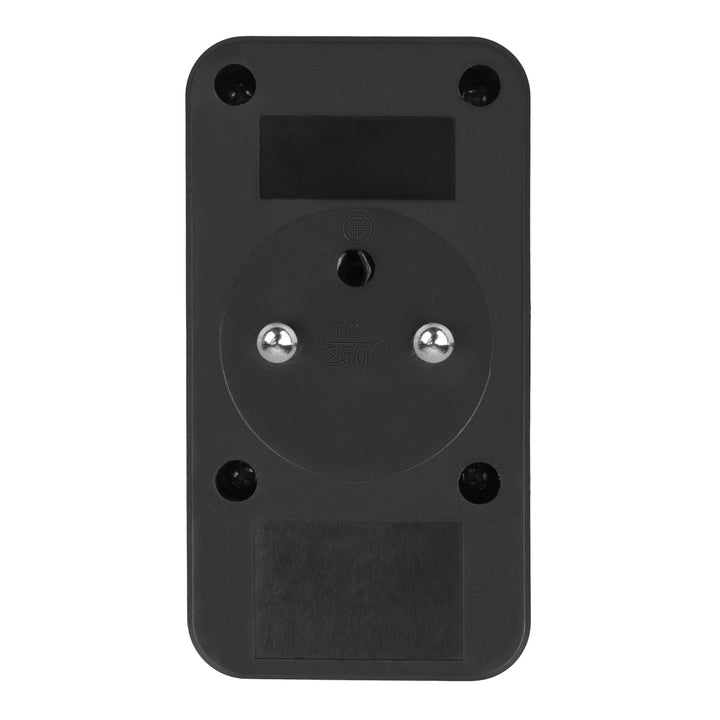 Maclean Stromsteckdose x2 + 4xUSB, Splitter mit 2 Steckdosen, 2xUSB A, 2xUSB C PD 20W, 1x16A + 1x6A, MCE249 F/B, 3 Stück