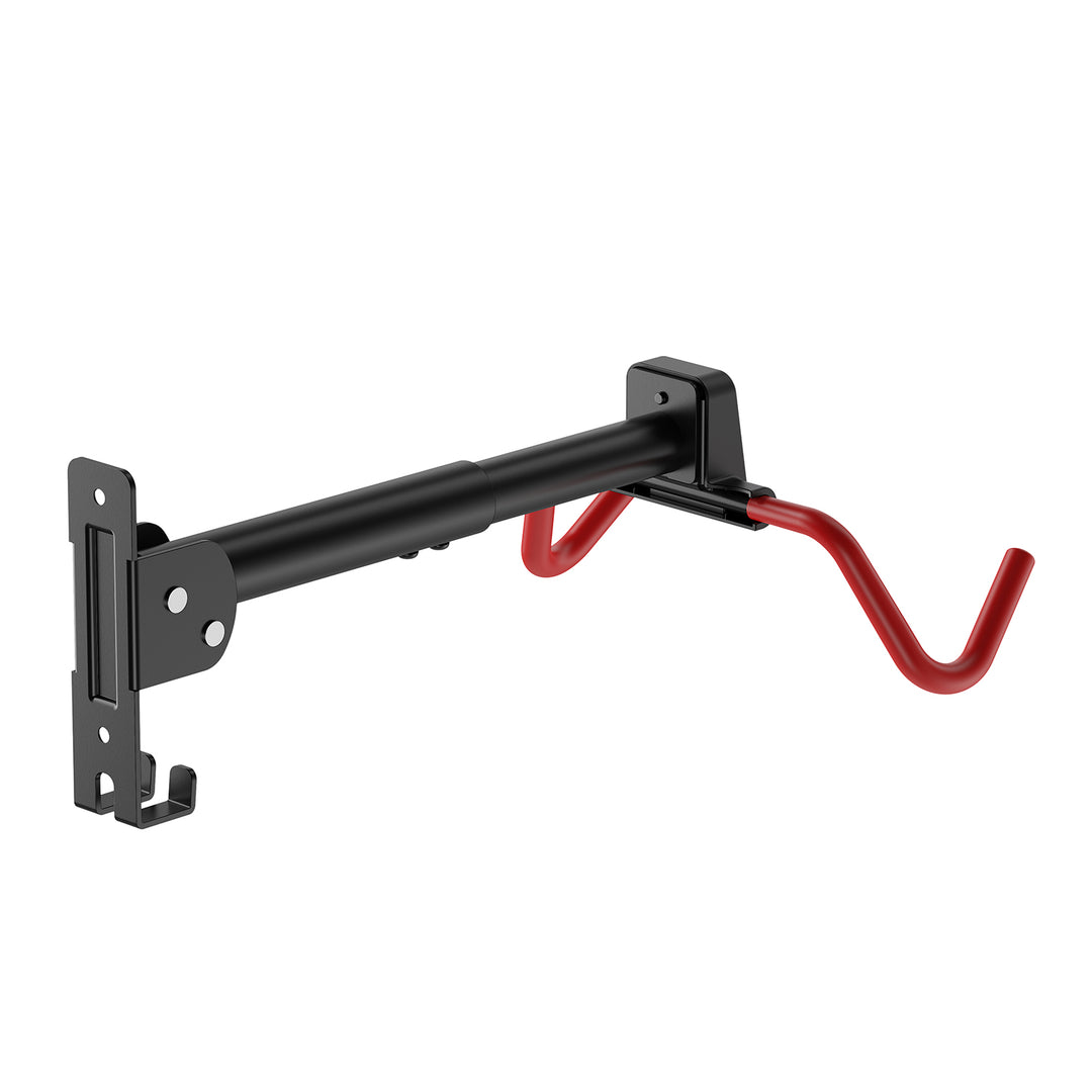 Maclean Fahrradhalterung / Wandhalterung, horizontal, Stahl, max. Belastbarkeit 30 kg, Winkelverstellbar, MC-172
