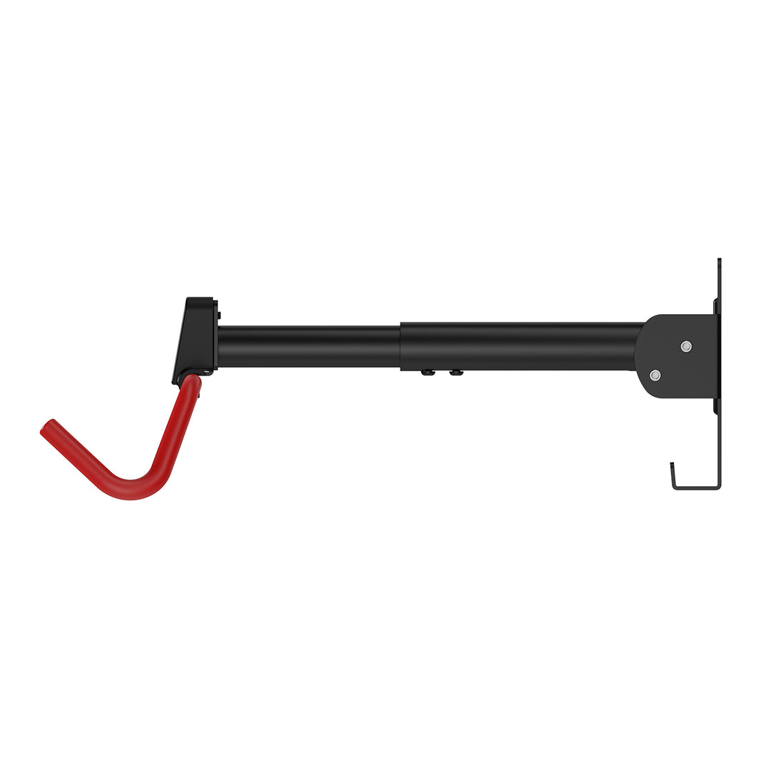 Maclean Fahrradhalterung / Wandhalterung, horizontal, Stahl, max. Belastbarkeit 30 kg, Winkelverstellbar, MC-172