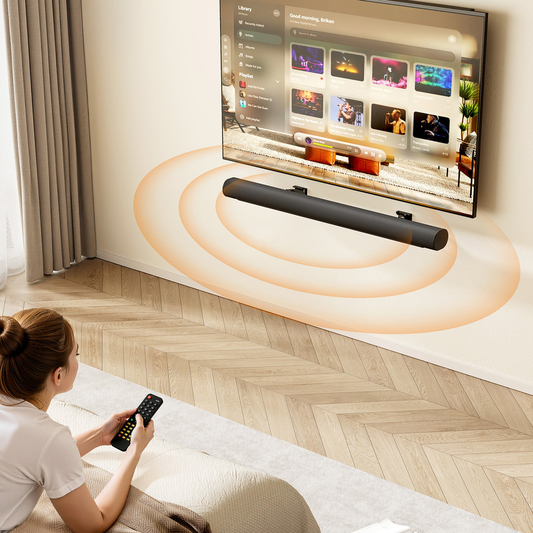 Wandhalterung für Maclean-Soundbar, Neigungsverstellung +8° bis -8°, max. Belastbarkeit 10 kg, aus Stahl, MC-177
