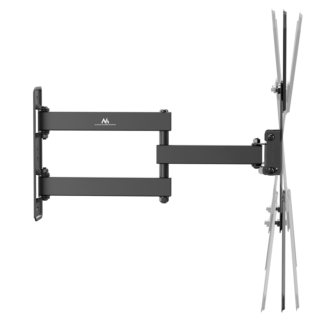 Halterung / Aufhängung für Fernseher oder Monitor von Maclean, max. 23–65", max. Tragkraft 30 kg, universell einsetzbar, max. VESA 400 × 400, MC-759 N