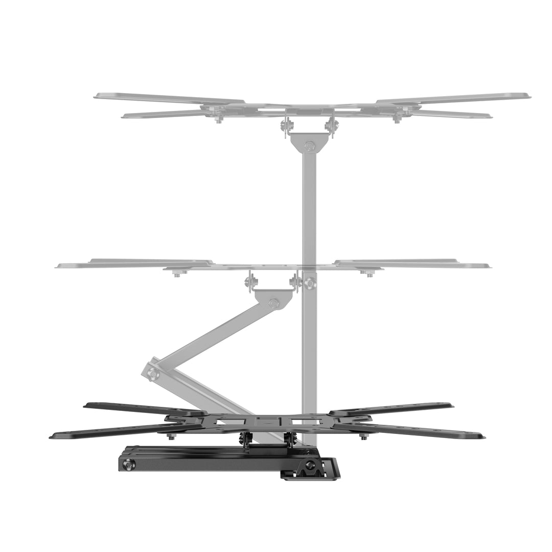 Halterung / Aufhängung für Fernseher oder Monitor von Maclean, max. 23–65", max. Tragkraft 30 kg, universell einsetzbar, max. VESA 400 × 400, MC-759 N