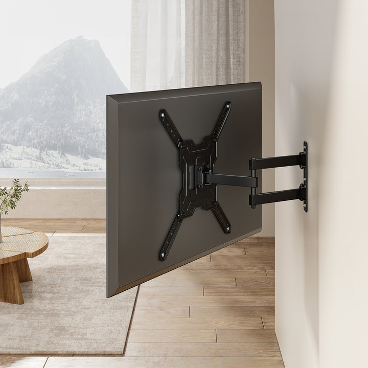 Halterung / Aufhängung für Fernseher oder Monitor von Maclean, max. 23–65", max. Tragkraft 30 kg, universell einsetzbar, max. VESA 400 × 400, MC-759 N