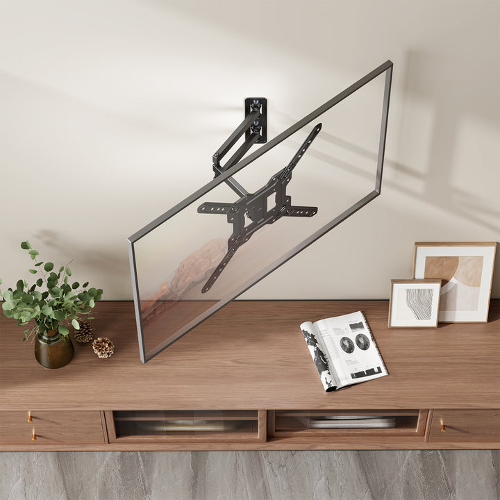 Halterung / Aufhängung für Fernseher oder Monitor von Maclean, max. 23–65", max. Tragkraft 30 kg, universell einsetzbar, max. VESA 400 × 400, MC-759 N