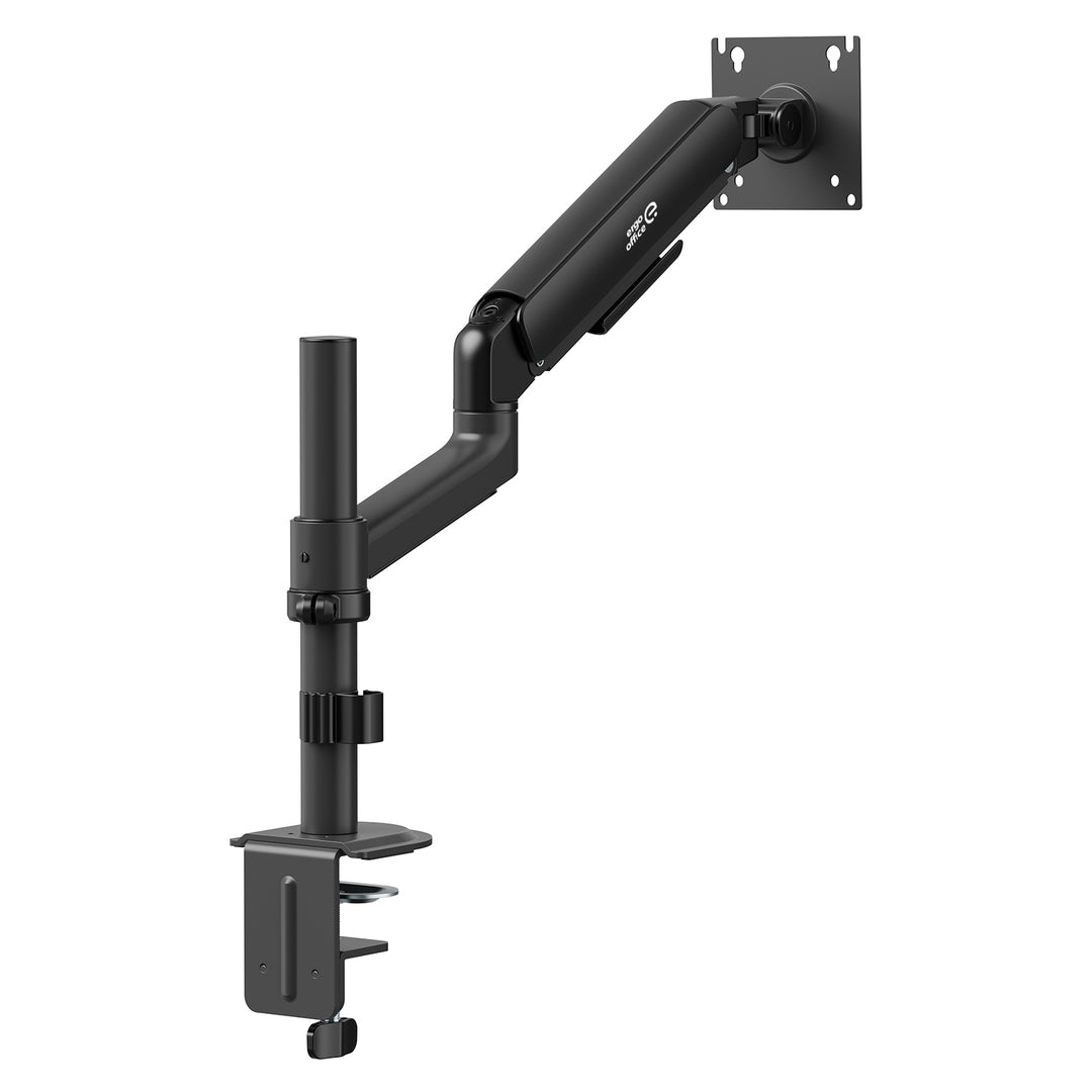Ergo Office Monitorhalterung/-aufhängung, Gasfeder, 17"-32", 1-10 kg, mattschwarz, max. VESA 100x100, ER-691 B